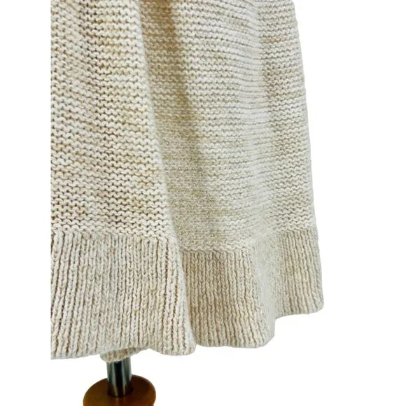 RARE Free People Boho Sleeveless Hooded Textured Knit Cardigan | Coastal Grandma - Picture 9 of 11